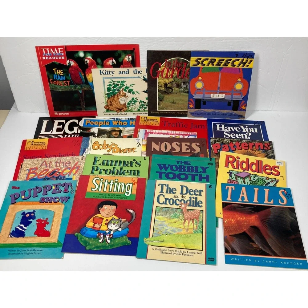 Lot Of 20 Guided Reading Levels D/E Paperback Single Copies‎ Homeschool Tutoring